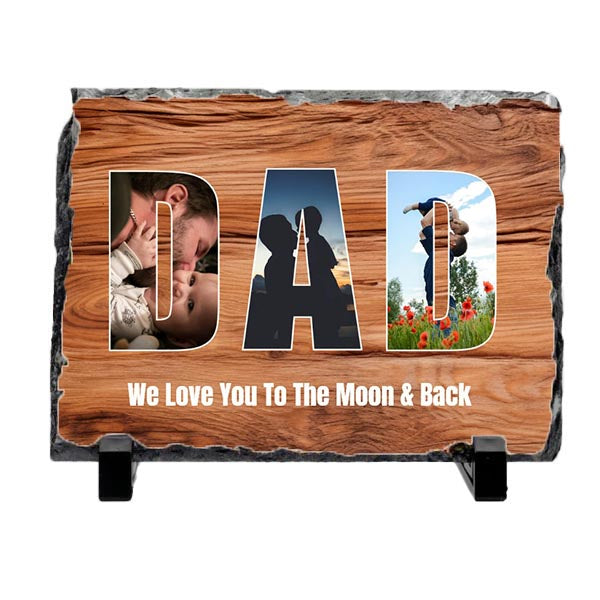 DAD Photo Collage on Acrylic, Slate, Mug or Magnet