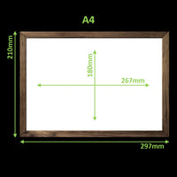 Virtual Frame Combo 20 Pc  | A Sizes | (Available in Dark, Medium & Light Wood)