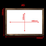 Virtual Frame Combo 12 Pc  | A Sizes | (Available in Dark, Medium & Light Wood)