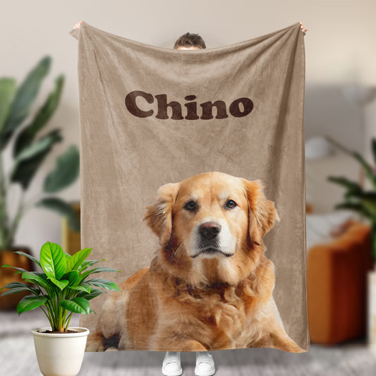 Personalised Fleece Blanket - Pet