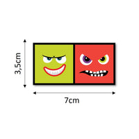 Magnetic Dominoes (Funny Faces)