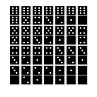 Magnetic Dominoes Original (Black)