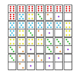 Magnetic Dominoes Original (Colourful)