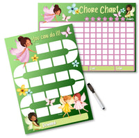 Kids Reward / Chore Chart (Fairies)