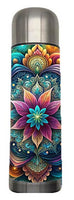 Flowers - Glitter Flower Design on Tumbler, Can, Flask, or Water bottle