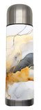 Marble - Gold & Black Marble Design on Tumbler, Can, Flask, or Water bottle