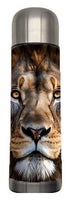 Wildlife - Powerful Lion Design on Tumbler, Can, Flask, or Water bottle