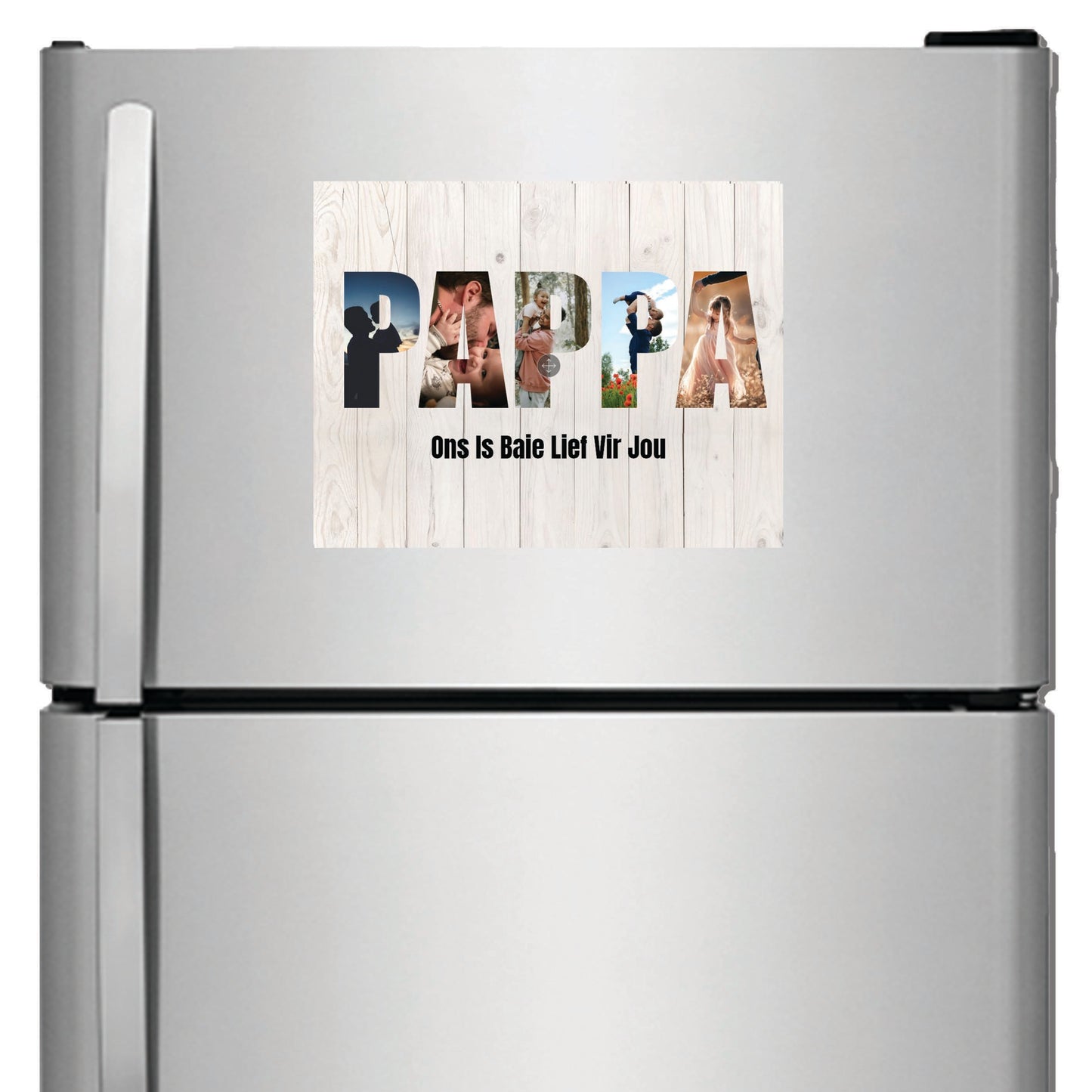 PAPPA Photo Collage on Acrylic, Slate, Mug or Magnet (5 Photos)