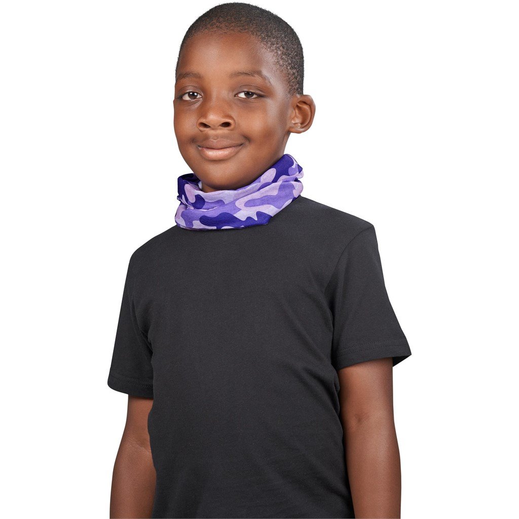 Kids Camo Flexi Tubular Bandana