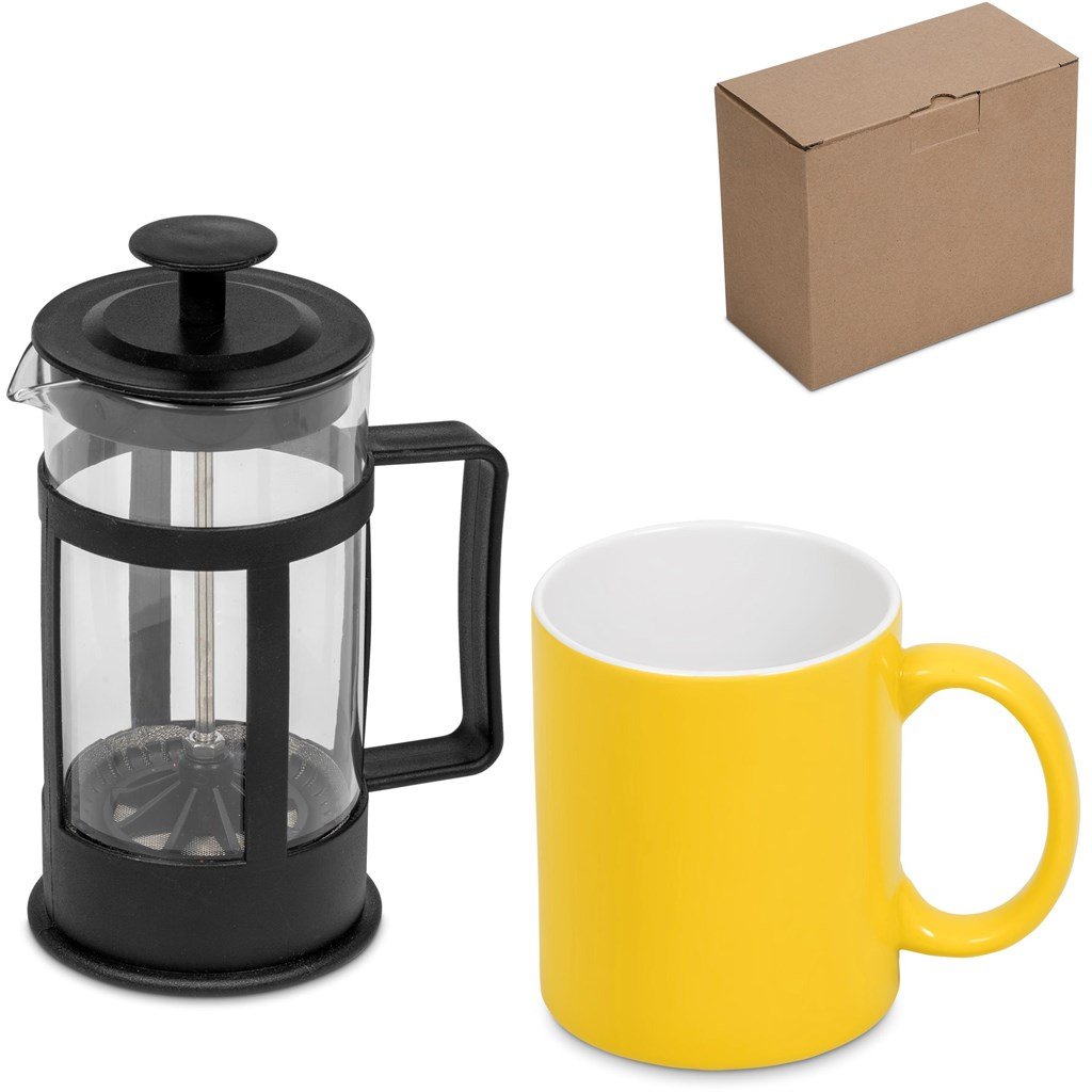 Cafe Omega Coffee Set - Yellow