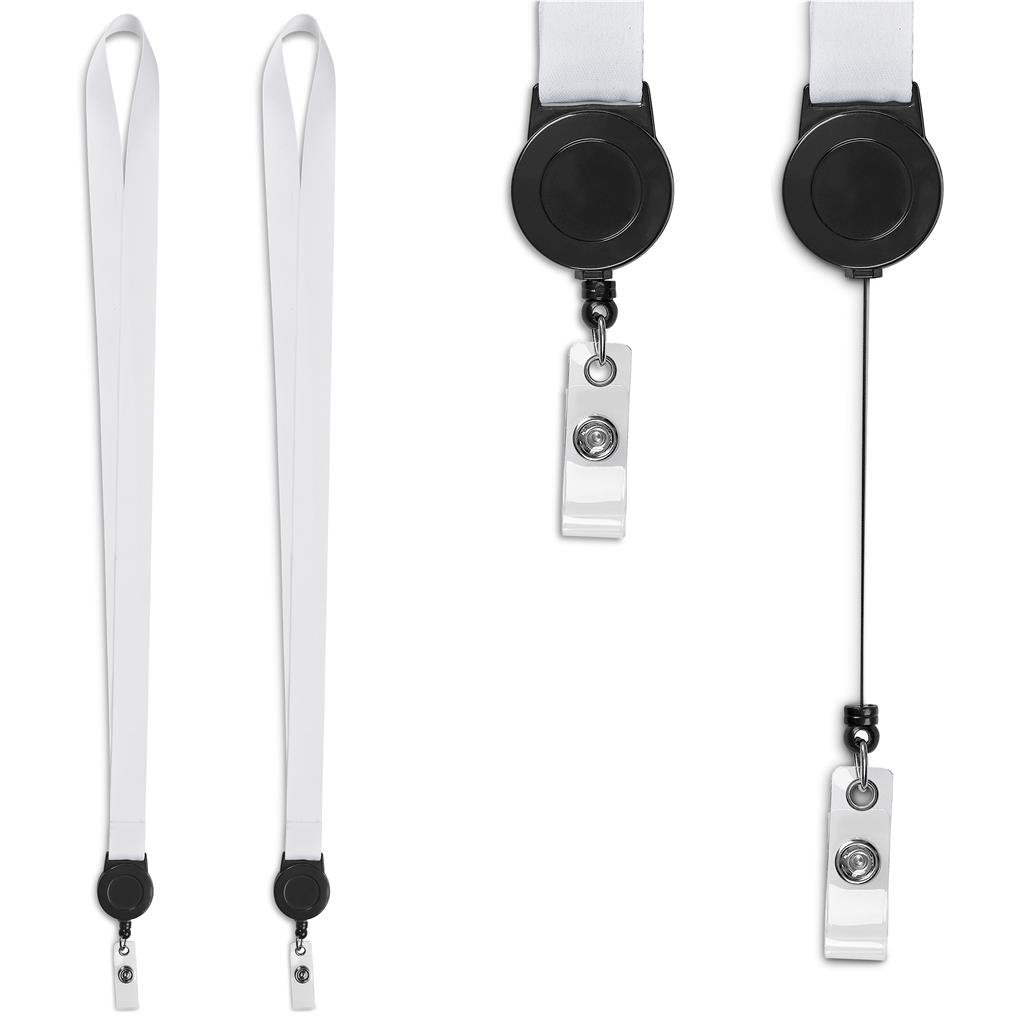 Altitude Badge Reel Double-Sided Satin Lanyard