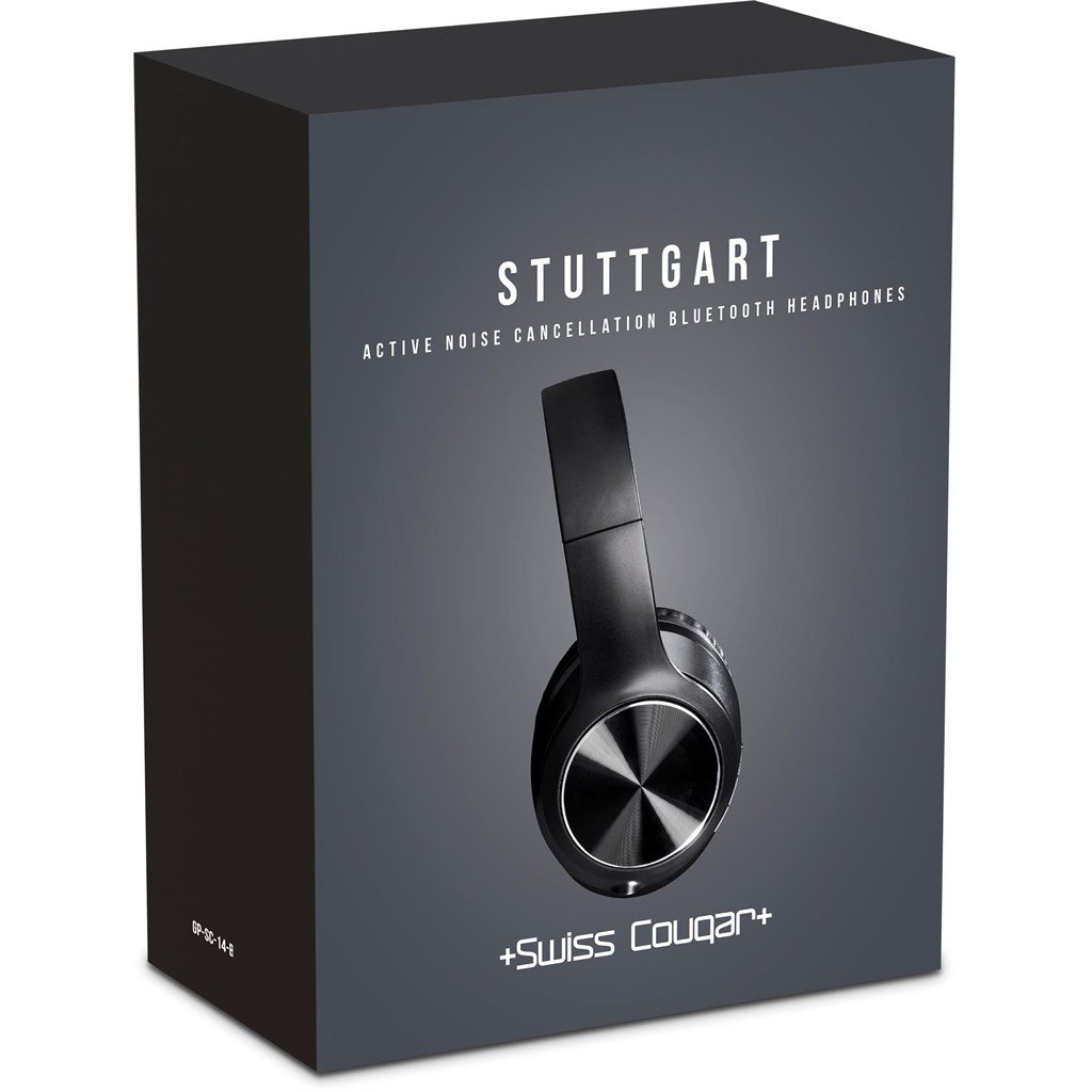 Swiss Cougar Stuttgart Active Noise-Cancelling Bluetooth Headphones