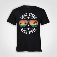 Good vibes high tides - Men's T-Shirt (round neck)