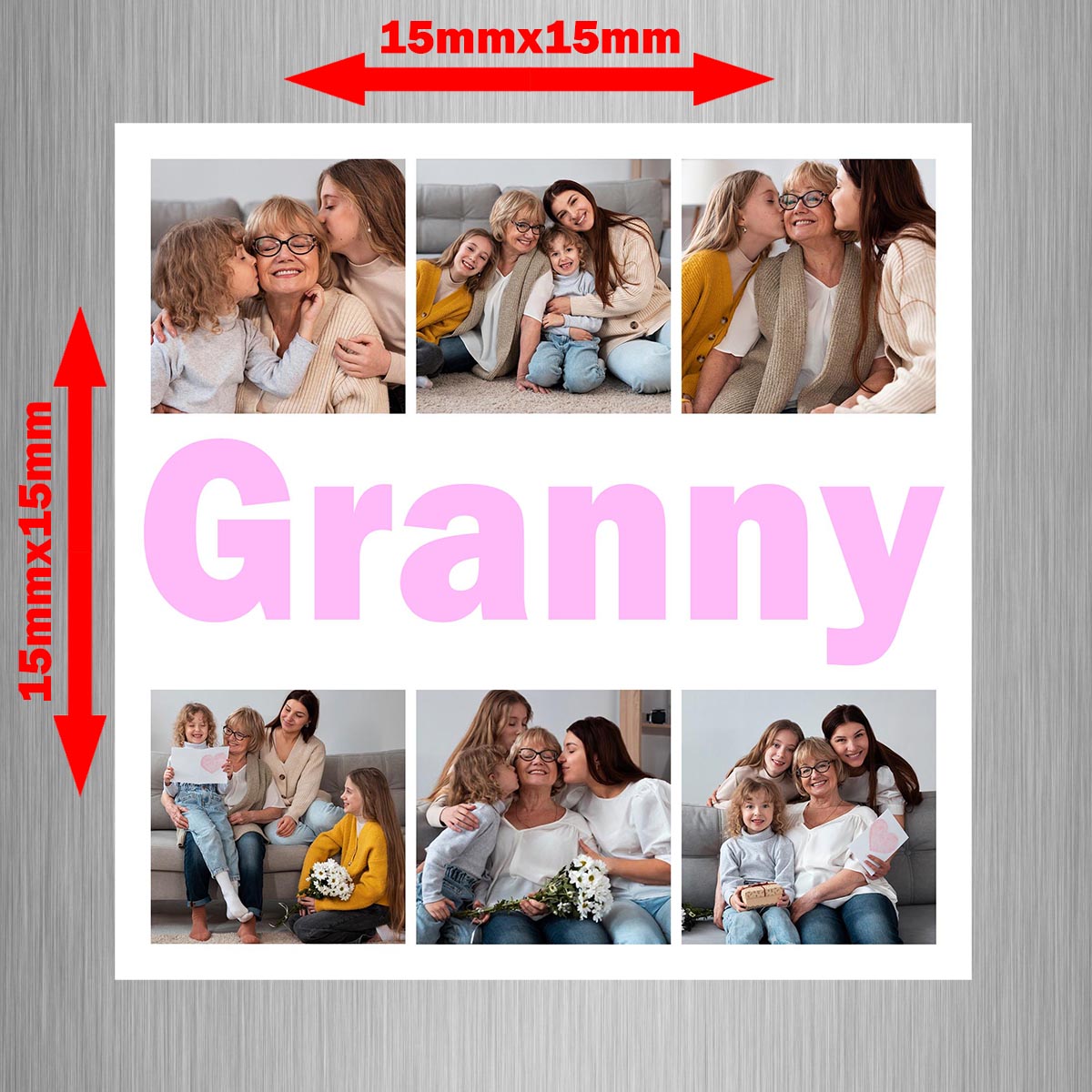 Granny Photo Fridge Magnet (Pack of 2)