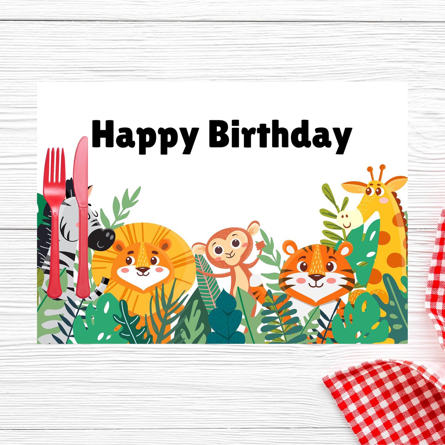 Personalised Printed Paper Placemats (A3 size)