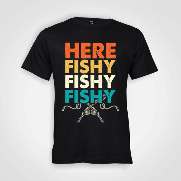 Here fishy fishy - Men's T-Shirt (round neck)