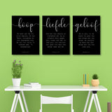 3 Piece Combo | Hoop Liefde Geloof