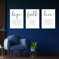 3 Piece Combo | Hope Faith Love