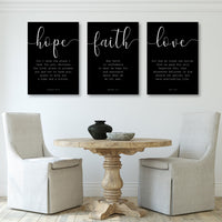 3 Piece Combo | Hope Faith Love