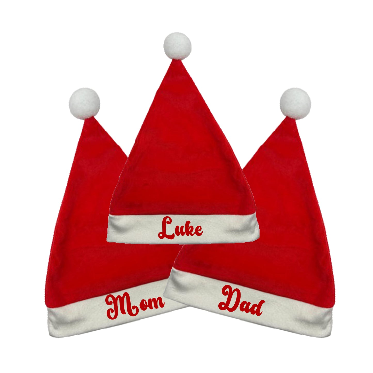 Personalised Santa Hats