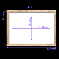Virtual Frame Combo 20 Pc  | A Sizes | (Available in Dark, Medium & Light Wood)