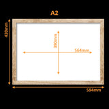 Virtual Frame Combo 9 Pc  | A Sizes | (Available in Dark, Medium & Light Wood)