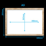 Virtual Frame Combo 9 Pc  | A Sizes | (Available in Dark, Medium & Light Wood)