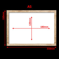 Virtual Frame Combo 2 Pc  | A Sizes | (Available in Dark, Medium & Light Wood)