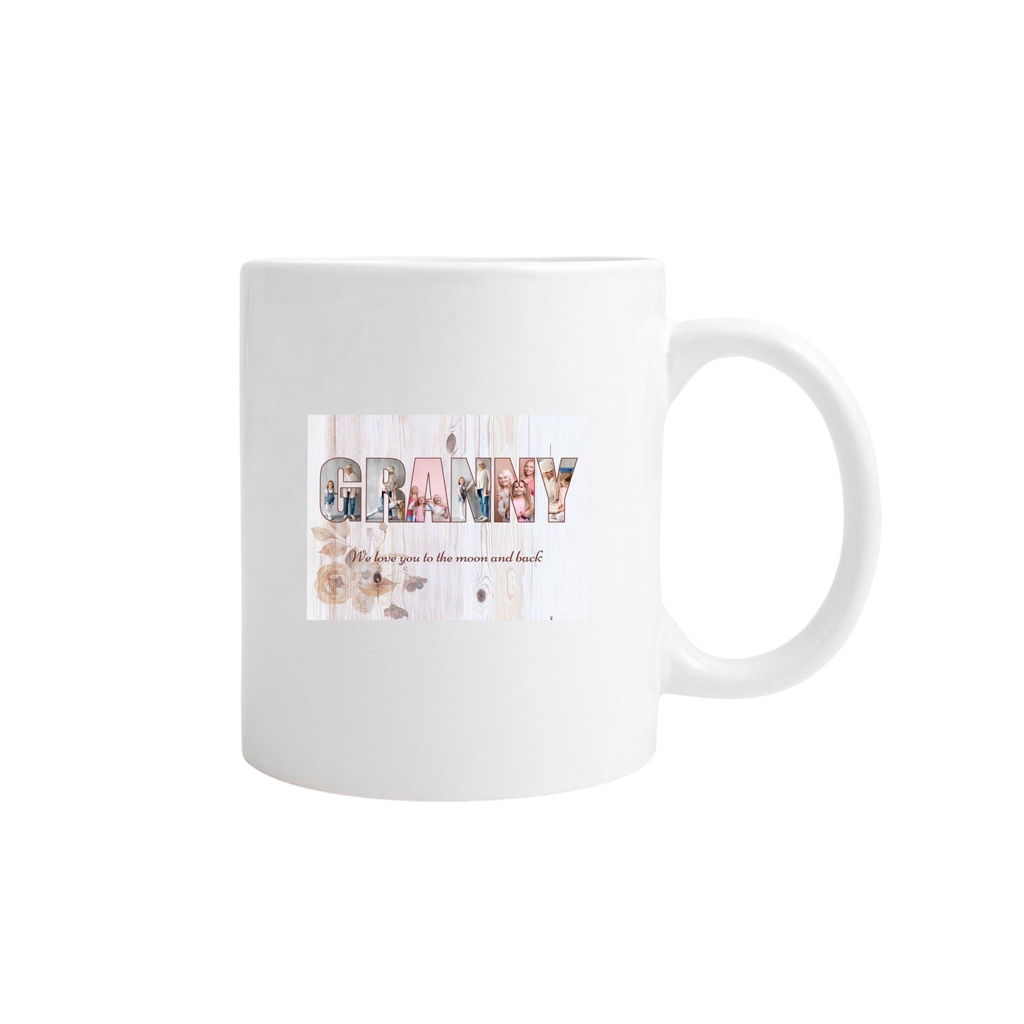 Granny Photo Collage on Acrylic, Mouse pad, Slate, Mug or Magnet