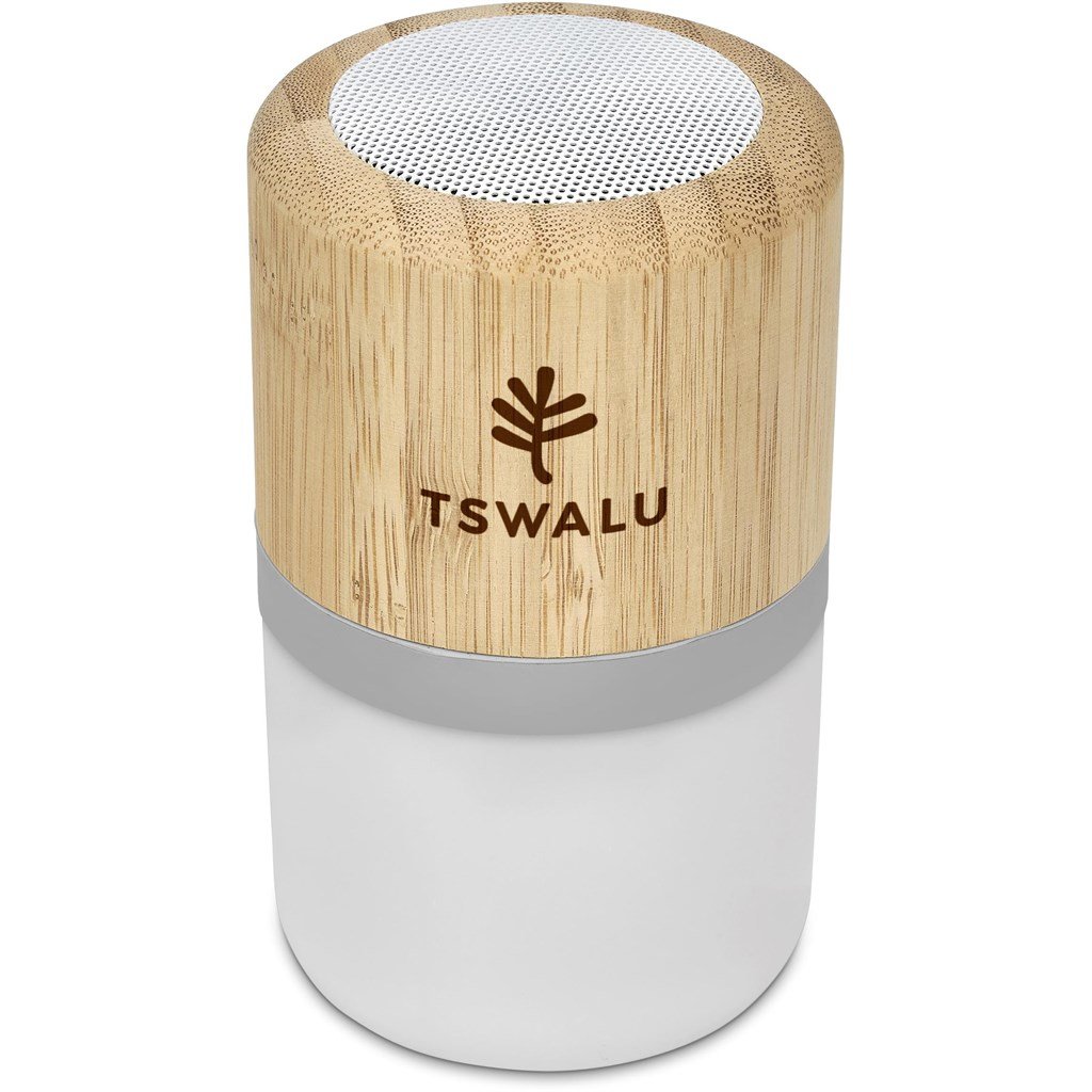 Okiyo Heiwa Bamboo Bluetooth Speaker & Night Light