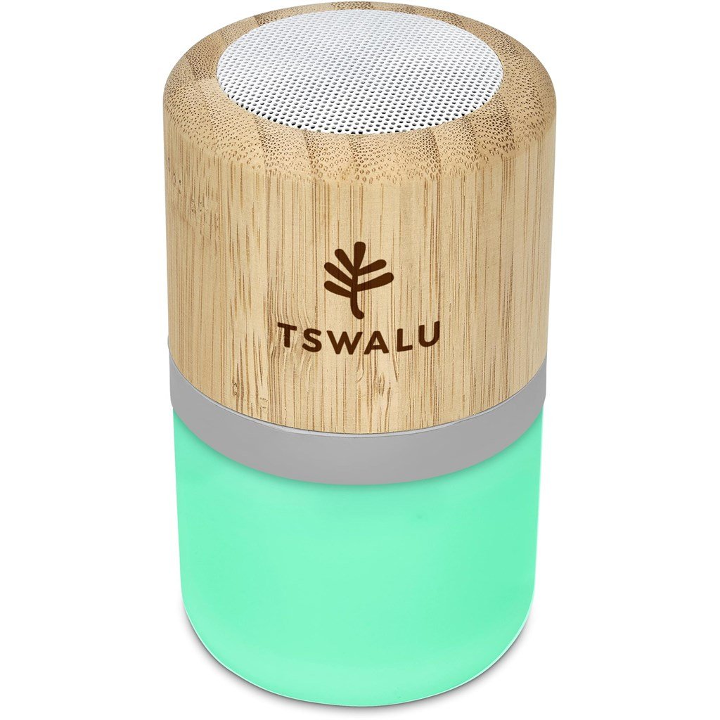 Okiyo Heiwa Bamboo Bluetooth Speaker & Night Light