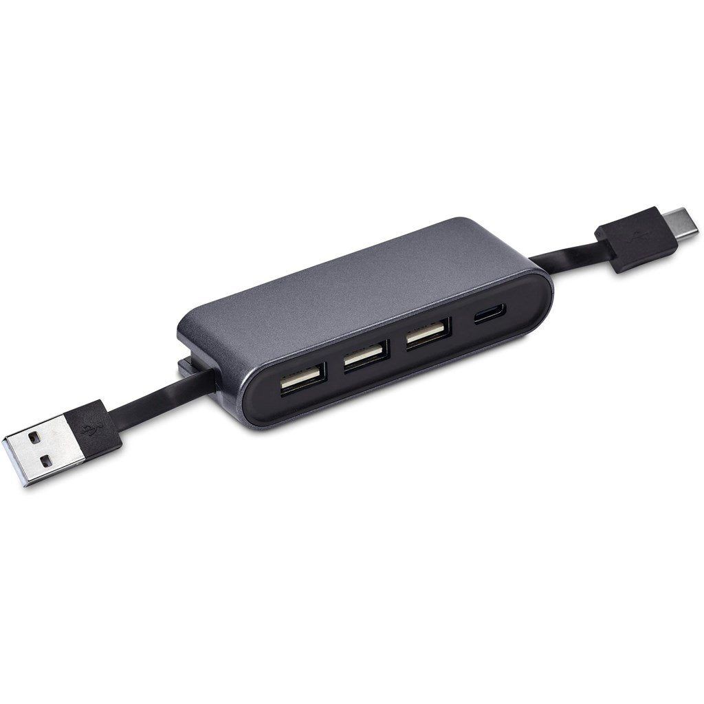 Swiss Cougar Dubai USB Hub - Gun Metal