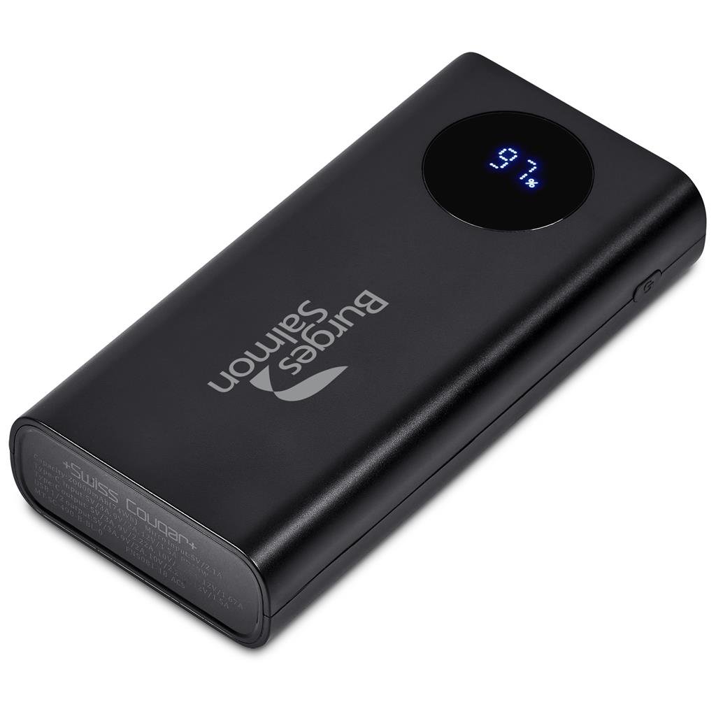 Swiss Cougar Busan Fast Charge 20W Power Bank - 20,000mAh