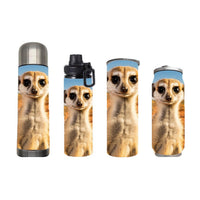 Wildlife - Suricate Design on Tumbler, Can, Flask, or Water bottle