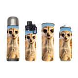 Wildlife - Suricate Design on Tumbler, Can, Flask, or Water bottle