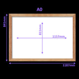 Virtual Frame Combo 12 Pc  | A Sizes | (Available in Dark, Medium & Light Wood)