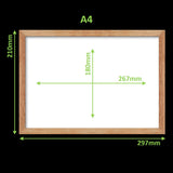 Virtual Frame Single  | A Sizes | (Available in Dark, Medium & Light Wood)