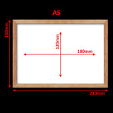 Virtual Frame Combo 2 Pc  | A Sizes | (Available in Dark, Medium & Light Wood)