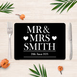 Personalised Placemats - Mr & Mrs Theme