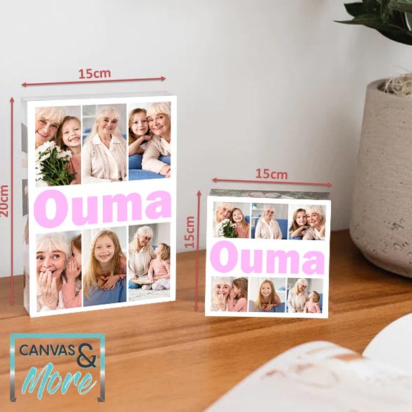 Acrylic Personalized Photo Blocks - Ouma