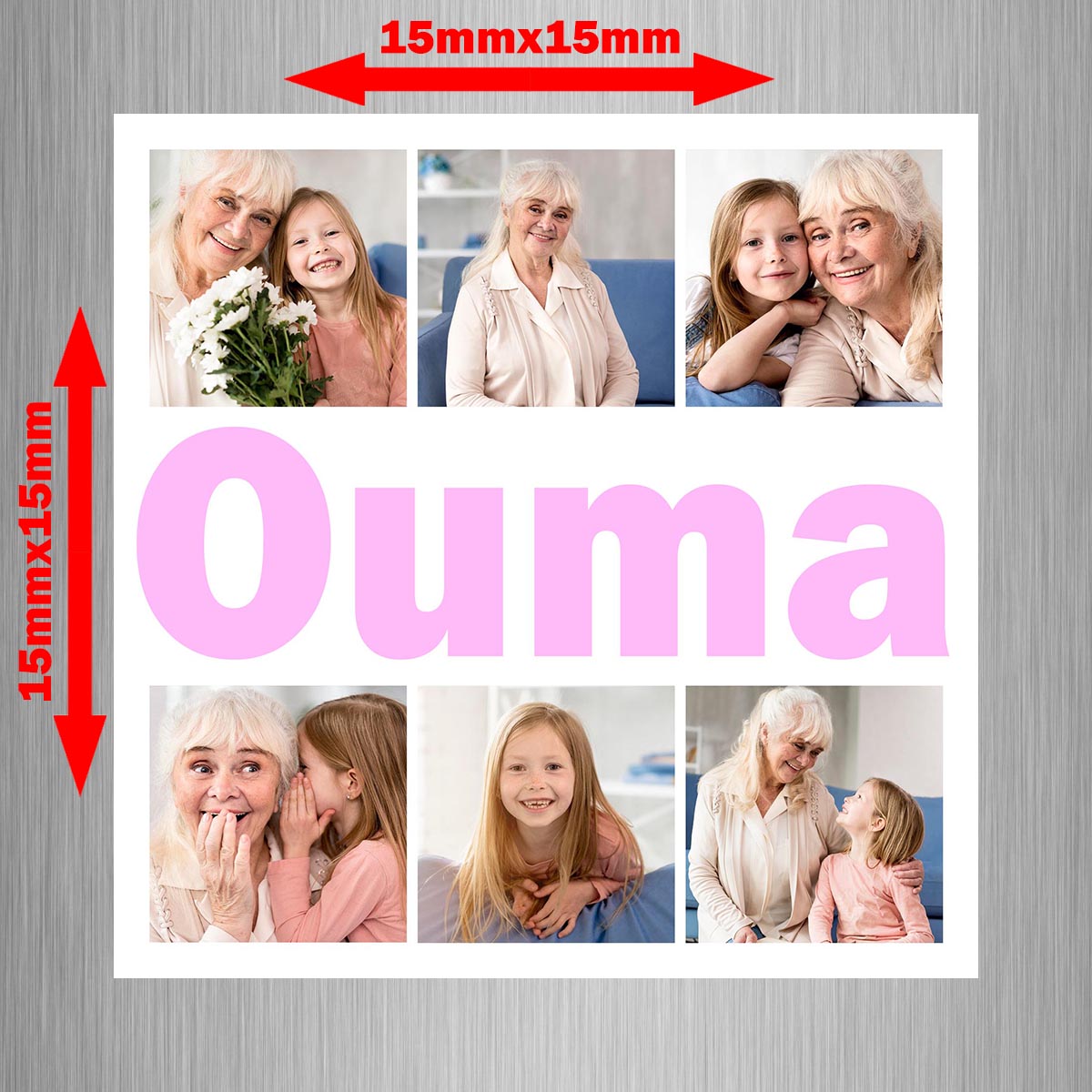 Ouma Photo Fridge Magnet (Pack of 2)