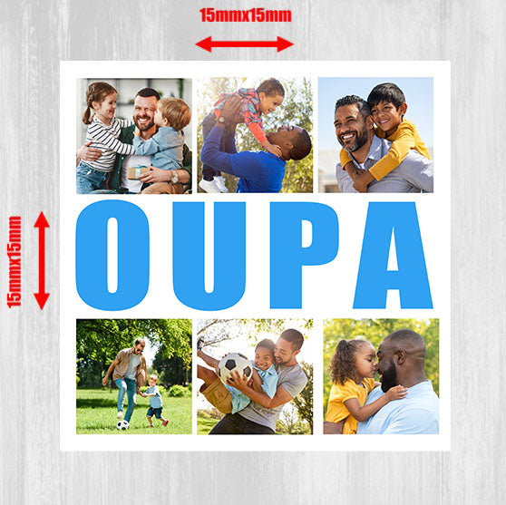 Oupa Photo Fridge Magnet (Pack of 2)