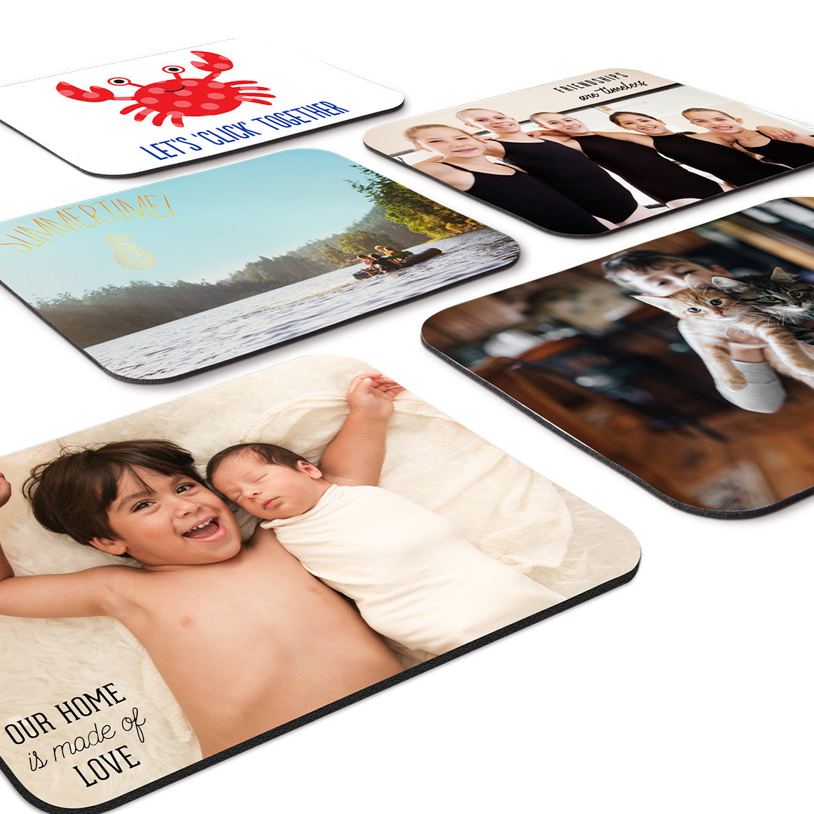 Mouse Pad - Grandad/Grandpa Photo Collage + Text