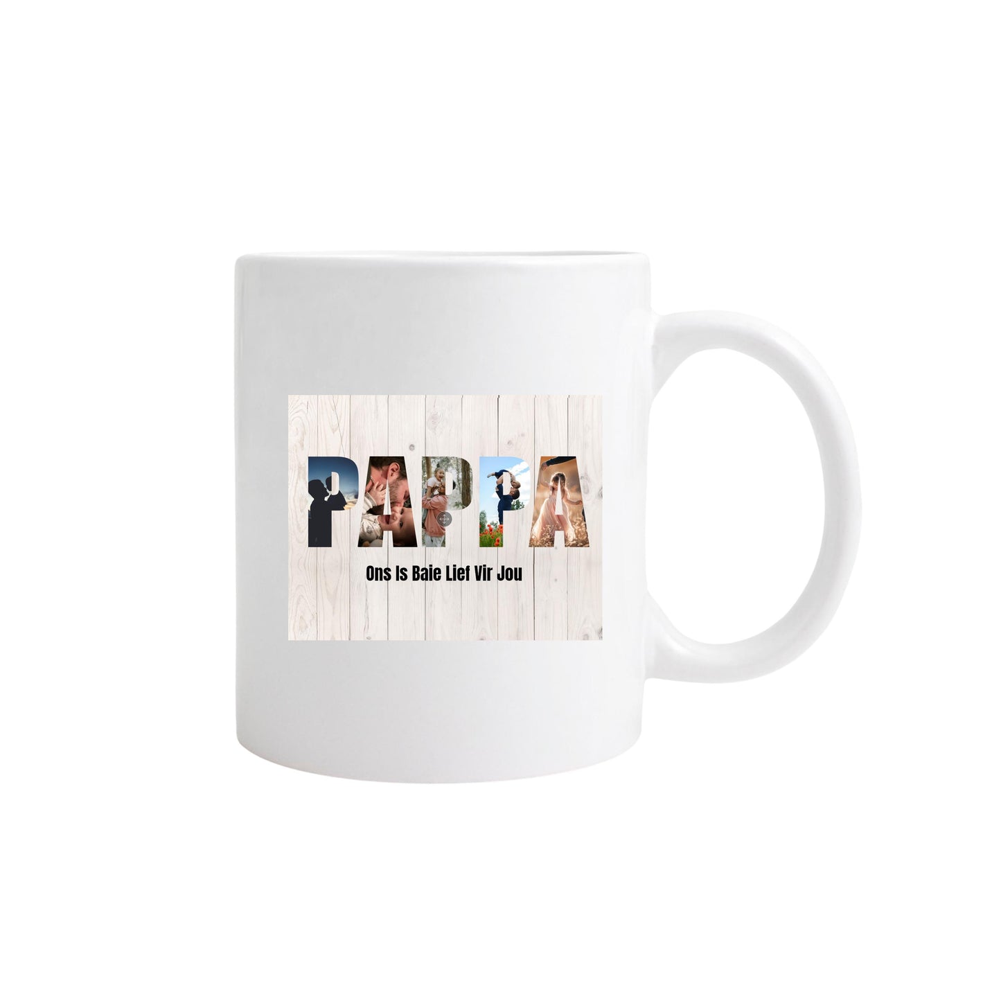 PAPPA Photo Collage on Acrylic, Slate, Mug or Magnet (5 Photos)