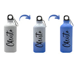 Personalised  Aluminium 600ml Magic Water Bottle (Blue)