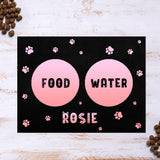 Personalised Placemat for Pets Food & Water bowl