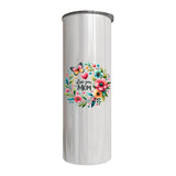 Mom - Love You Mom Design on Tumbler, Can, Flask, or Water bottle