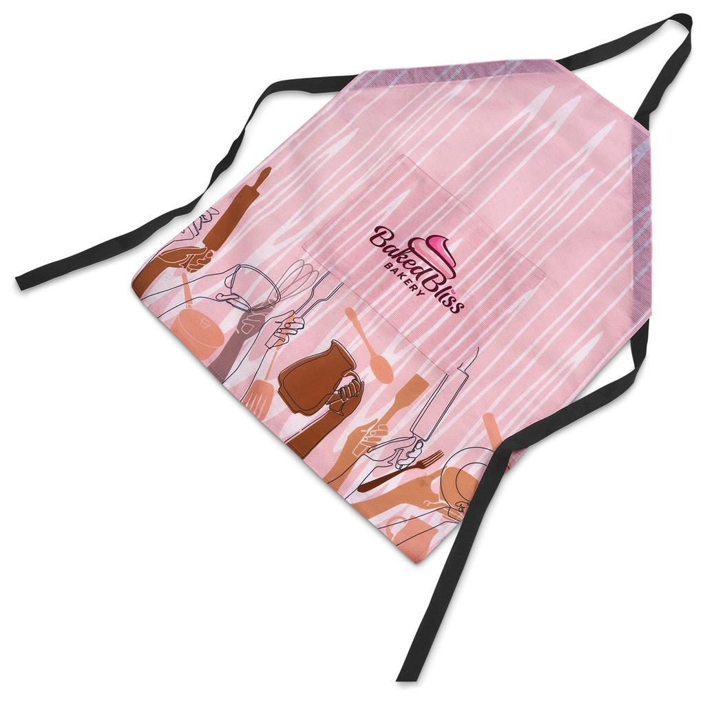 Pre-Production Sample Hoppla Simma Recycled PET Stitch-Bond Apron