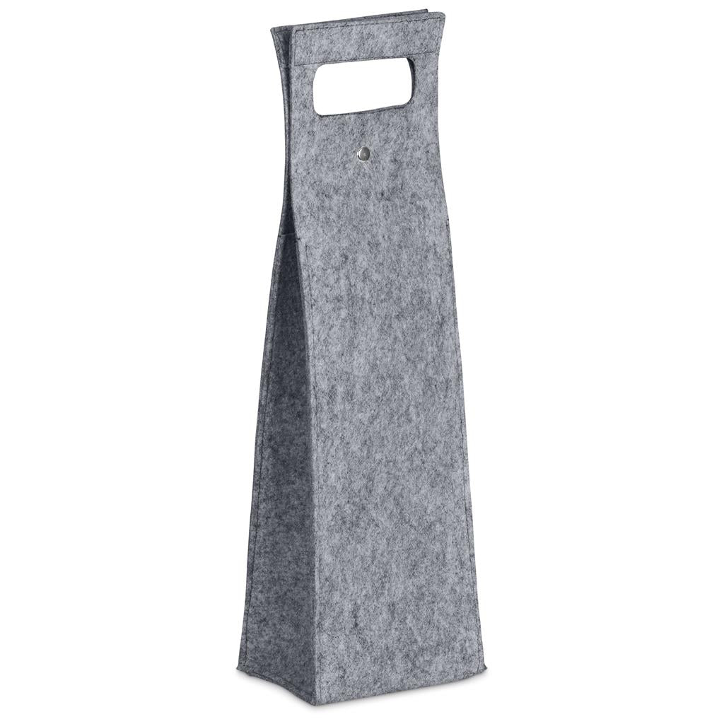 Pre-Production Sample Hoppla Velto RPET Felt Single Wine Carrier