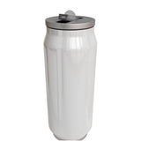 Personalised  Double wall Stainless Steel 400ml Can (White)